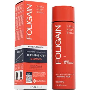 Foligain® Men'S Anti-Hair Loss Shampoo 2% Trioxidil Protects Fine And Thinning Foligain® Men'S Anti-Hair Loss Shampoo 2% Trioxidil Protects Fine And Thinning