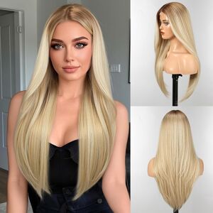 Wokestar Long Wigs For Women Synthetic Heat Resistant Hair With Fringe Natural Wokestar Long Wigs For Women Synthetic Heat Resistant Hair With Fringe Natural