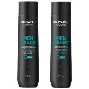 Goldwell Men Dualsenses Hair & Body Shampoo 300ml Pack Of 2 Goldwell Men Dualsenses Hair & Body Shampoo 300ml Pack Of 2