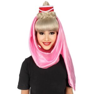 Hpo Women 60s American Sitcom Blond Genie Wig, Synthetic Soft Fiber Hair Hpo Women 60s American Sitcom Blond Genie Wig, Synthetic Soft Fiber Hair