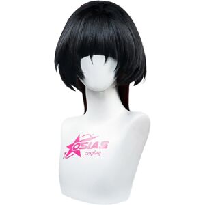Osias Jane Doe Wig Long Black To Red Gradient Synthetic Heat Resistant Hair Osias Jane Doe Wig Long Black To Red Gradient Synthetic Heat Resistant Hair