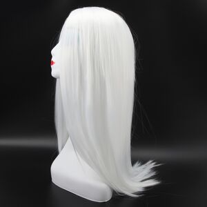 Care+ long White Straight Wigs Anime Cosplay Costume Straight Long Full Care+ long White Straight Wigs Anime Cosplay Costume Straight Long Full