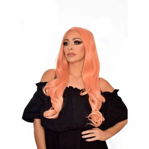 Celebwigs Apricot Pink Lace Front Wig. Pastel Lenka Celebwigs Apricot Pink Lace Front Wig. Pastel Lenka