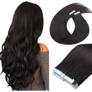 Mscat 22 Inch 20pcs Tape In Hair Extensions 50g/pack Darkest Brown Invisible Straight Mscat 22 Inch 20pcs Tape In Hair Extensions 50g/pack Darkest Brown Invisible Straight