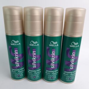 Procter & Gamble 4x Wella Silvikrin Anti-Ageing 100ml Thickening Lotion More Fullness Strong Hold Procter & Gamble 4x Wella Silvikrin Anti-Ageing 100ml Thickening Lotion More Fullness Strong Hold