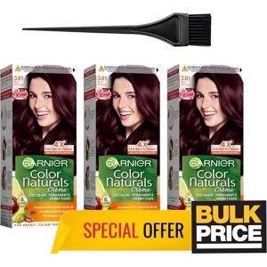 Garnier Color Naturals 3.61 Delicious Berry Hair Color Salon Quality Bulk 3-Pack Garnier Color Naturals 3.61 Delicious Berry Hair Color Salon Quality Bulk 3-Pack
