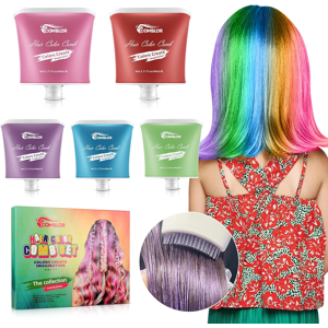 Does Not Apply Hair Colour Chalk Comb, Hair Dye For Children Temporary Dyeing For Girls Safe Ha Does Not Apply Hair Colour Chalk Comb, Hair Dye For Children Temporary Dyeing For Girls Safe Ha