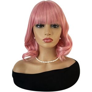 Wind Flying 3x( Women Girls Short Volume Head Wig Heat Rose8508 Wind Flying 3x( Women Girls Short Volume Head Wig Heat Rose8508