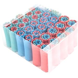 Care+ 100pcs/set 10 Sizes Hair Perm Rods Kit Cold Permanent Bar Plastic Curlers4138 Care+ 100pcs/set 10 Sizes Hair Perm Rods Kit Cold Permanent Bar Plastic Curlers4138