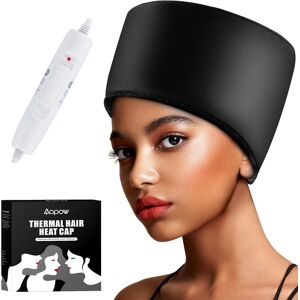 Aopow Hair Cap Treatment Steamer For Deep Conditioning - Thermal Hot Head Heat Hat El Aopow Hair Cap Treatment Steamer For Deep Conditioning - Thermal Hot Head Heat Hat El