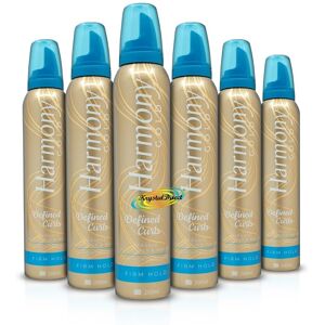 6x Harmony Gold Defined Curls & Waves Firm Hold Hair Mousse 200ml 6x Harmony Gold Defined Curls & Waves Firm Hold Hair Mousse 200ml