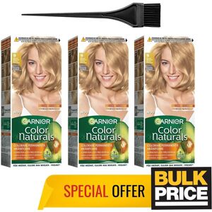 Garnier Color Naturals 9 Extra Light Natural Blonde Hair Color Luminous 3-Pack Garnier Color Naturals 9 Extra Light Natural Blonde Hair Color Luminous 3-Pack