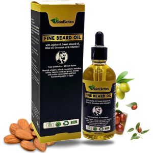 Sainbiotics Organic Beard Growth Oil For Men - 100ml Unscented Natural Beard Oil With Jojob Sainbiotics Organic Beard Growth Oil For Men - 100ml Unscented Natural Beard Oil With Jojob