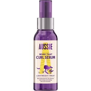 Aussie Work That Curl Hair Serum For Curly Hair, With Australian Jojoba Seed Oil Aussie Work That Curl Hair Serum For Curly Hair, With Australian Jojoba Seed Oil