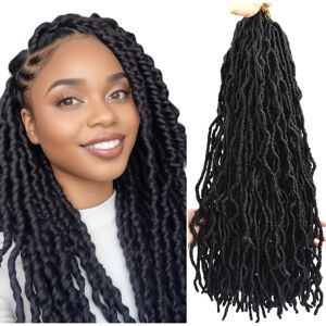 Ytbyt 18 Inch 6 Packs Faux Locs Crochet Braids Hair Extensions Natural Locs Curly Wav Ytbyt 18 Inch 6 Packs Faux Locs Crochet Braids Hair Extensions Natural Locs Curly Wav