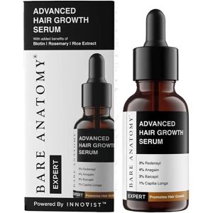 Bare Anatomy Advanced Hair Growth Serum Biotin 3% Redensyl For Men & Women 30ml Bare Anatomy Advanced Hair Growth Serum Biotin 3% Redensyl For Men & Women 30ml