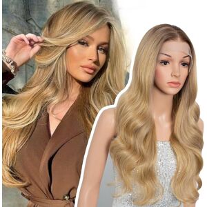 Fashion Idol Easy-360 Lace Synthetic Body Wave Wig Forehead Section13*6 Lace Ar Fashion Idol Easy-360 Lace Synthetic Body Wave Wig Forehead Section13*6 Lace Ar