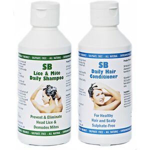 Sb Range Sb Lice & Mite Shampoo & Conditioner 250ml Sb Range Sb Lice & Mite Shampoo & Conditioner 250ml