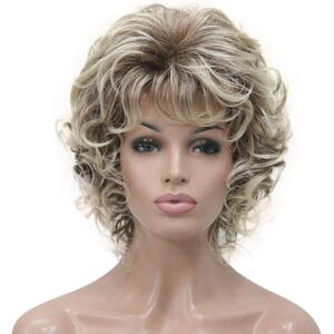 Lydell Women'S Short Soft Super Curly Wig Layered Natural Movement Synthetic Wi Lydell Women'S Short Soft Super Curly Wig Layered Natural Movement Synthetic Wi