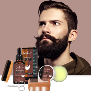 Does Not Apply 5 Pieces/set Sandalwood Beard Growth Kit Beard Balm Does Not Apply 5 Pieces/set Sandalwood Beard Growth Kit Beard Balm