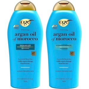 Ogx Argan Oil Of Morocco Repairing Bundle, Shampoo (1x 577ml) And Conditioner ( Ogx Argan Oil Of Morocco Repairing Bundle, Shampoo (1x 577ml) And Conditioner (