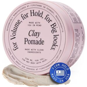 Firsthand Supply Clay Pomade – Non-Toxic Hair Styling For Men & Women – Str Firsthand Supply Clay Pomade – Non-Toxic Hair Styling For Men & Women – Str