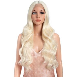 Style Icon Long Body Wavy Wig 26 Inch Blonde Synthetic Lace Front Wigs For Wome Style Icon Long Body Wavy Wig 26 Inch Blonde Synthetic Lace Front Wigs For Wome
