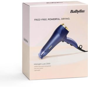 BaByliss Hair Dryer Blow Dryer Midnight Luxe Hair Styler Frizz Control Dryer BaByliss Hair Dryer Blow Dryer Midnight Luxe Hair Styler Frizz Control Dryer