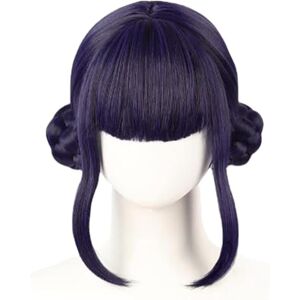 Lemarnia Anime Cosplay Wig Black Purple Halloween Party Costume Wigs Lemarnia Anime Cosplay Wig Black Purple Halloween Party Costume Wigs
