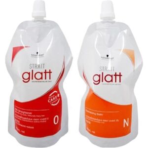 Schwarzkopf Glatt Hair Straightener No. 0 - Curly Hair - 400ml & Neutralizer Schwarzkopf Glatt Hair Straightener No. 0 - Curly Hair - 400ml & Neutralizer