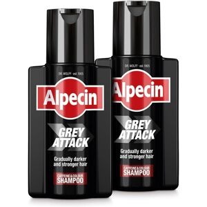Dr. Kurt Wolff Gmbh & Co. Kg Alpecin Grey Attack Caffeine & Colour Shampoo For Men 2x 200ml Gradually And Dr. Kurt Wolff Gmbh & Co. Kg Alpecin Grey Attack Caffeine & Colour Shampoo For Men 2x 200ml Gradually And