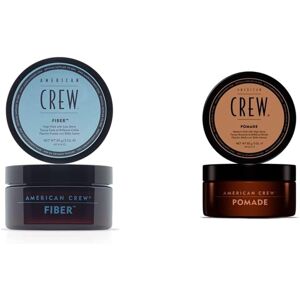 American Crew Pomade 3 Oz / 85 G + Fiber - 85 G American Crew Pomade 3 Oz / 85 G + Fiber - 85 G