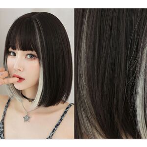 Care+ ﹣short Hanging Ears Dye Wig Black Beige Brown Fashionable Adjustable Straight Care+ ﹣short Hanging Ears Dye Wig Black Beige Brown Fashionable Adjustable Straight