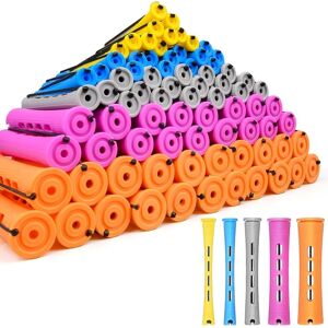 Pqhiq 300 Pcs Perm Rods And Plastic Curlers - 5 Sizes No Heat Cold Wave Styling Tools Pqhiq 300 Pcs Perm Rods And Plastic Curlers - 5 Sizes No Heat Cold Wave Styling Tools