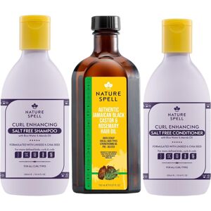 Nature Spell Jamaican Castor And Rosemary Blend Oil For Hair Growth With Shampo Nature Spell Jamaican Castor And Rosemary Blend Oil For Hair Growth With Shampo