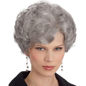 Gnimegil Short Grey Curly Wigs With Bangs For Women Natural Looking Pixie Cut G Gnimegil Short Grey Curly Wigs With Bangs For Women Natural Looking Pixie Cut G