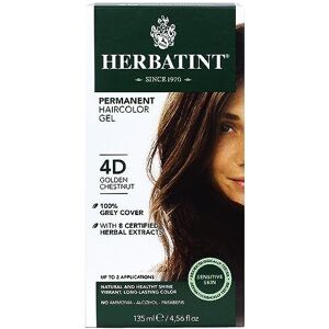 Herbatint Golden Chestnut Ammonia Free Hair Colour 4d 150ml-3 Pack Herbatint Golden Chestnut Ammonia Free Hair Colour 4d 150ml-3 Pack