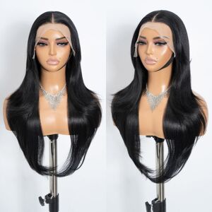 Joedir Black Layered Wig Long Free Parting Hd Lace Frontal Wigs With Baby Hair Joedir Black Layered Wig Long Free Parting Hd Lace Frontal Wigs With Baby Hair