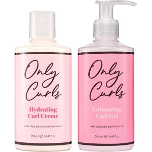 only Curls Only Curls Styling Bundle, 250ml X2, Curly Hair Products, Curl Cream & Enhancin only Curls Only Curls Styling Bundle, 250ml X2, Curly Hair Products, Curl Cream & Enhancin