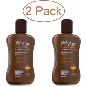 2 X Polytar Scalp Shampoo Coal Tar Solution Psoriasis Eczema Itchiness Treatment 2 X Polytar Scalp Shampoo Coal Tar Solution Psoriasis Eczema Itchiness Treatment