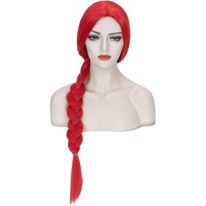 Lemarnia Red Long Braid Wig For Women Cowgirl Cosplay Wig Halloween Costume Wigs Lemarnia Red Long Braid Wig For Women Cowgirl Cosplay Wig Halloween Costume Wigs