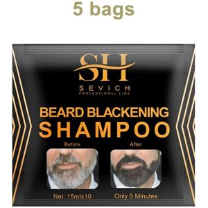 Does Not Apply Natural Hair Beard Dye Shampoo For Men, Portable, 5 Minutes, Black Does Not Apply Natural Hair Beard Dye Shampoo For Men, Portable, 5 Minutes, Black