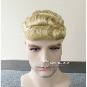 Noble Hair Plus Mens Toupee Hair Replacement System Blonde Wig Super Thin Skin Hairpiece #613 Noble Hair Plus Mens Toupee Hair Replacement System Blonde Wig Super Thin Skin Hairpiece #613