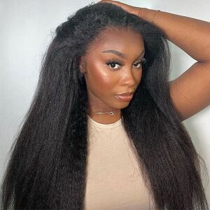 Rosa Queen 3 In 1 Half Wig Kinky Straight Wigs For Black Women 200 Density Glueless Wigs S Rosa Queen 3 In 1 Half Wig Kinky Straight Wigs For Black Women 200 Density Glueless Wigs S