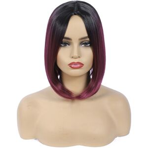 Wind Flying 3x( Fashion Wig Short Hair Middle Parted Color Bob Head Chemical9634 Wind Flying 3x( Fashion Wig Short Hair Middle Parted Color Bob Head Chemical9634