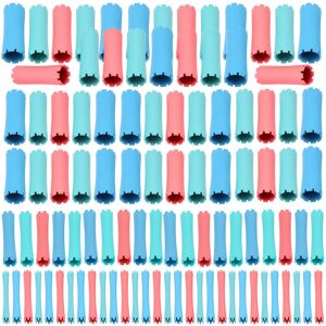 Care+ 100pcs/set 10 Sizes Hair Perm Rods Kit Cold Permanent Bar Plastic Curlers9391 Care+ 100pcs/set 10 Sizes Hair Perm Rods Kit Cold Permanent Bar Plastic Curlers9391