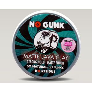 No Gunk 100% Natural Hair Styling Clay For Men - Strong Hold - Matte Finish - N No Gunk 100% Natural Hair Styling Clay For Men - Strong Hold - Matte Finish - N