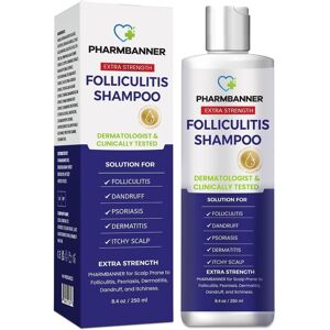 Pharmbanner Folliculitis & Seborrheic Dermatitis Shampoo – Anti-Dandruff, Psoriasis & Itc Pharmbanner Folliculitis & Seborrheic Dermatitis Shampoo – Anti-Dandruff, Psoriasis & Itc