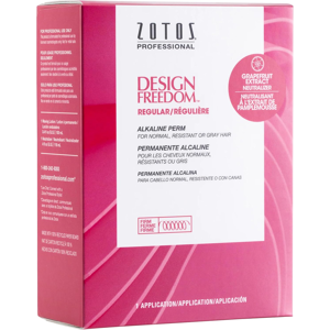 Zotos Design Freedom Regular Alkaline Perm For Unisex 1 Application Treatment Zotos Design Freedom Regular Alkaline Perm For Unisex 1 Application Treatment