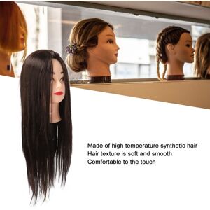Care+ Hairdressing Mannequin Head 63cm Synthetic Fiber Head Styling Middle Part Co Baj Care+ Hairdressing Mannequin Head 63cm Synthetic Fiber Head Styling Middle Part Co Baj